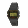 Casio F91WG-9 Men's Retro Black Band Gold Face Alarm Chronograph Digital Watch