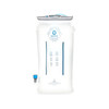 HydraPak Contour Water Bottle, Clear, 2L/70oz