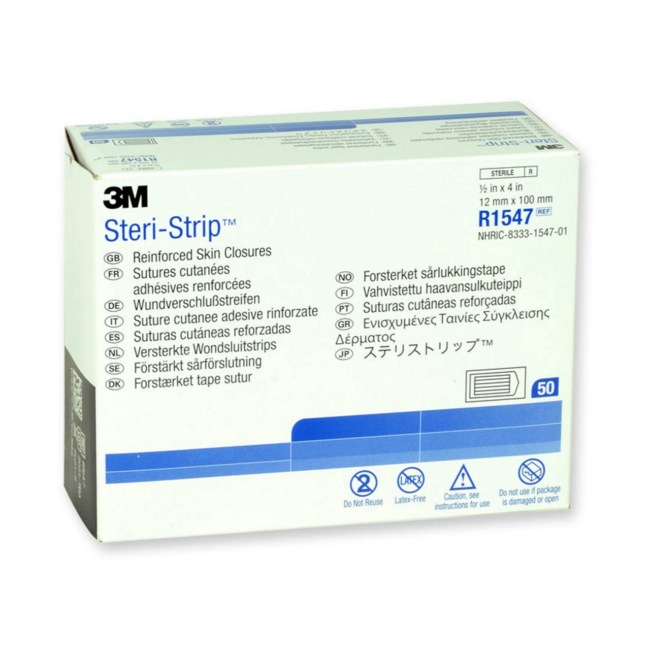 3M Steri-Strip Adhesive Skin Closures Reinforced