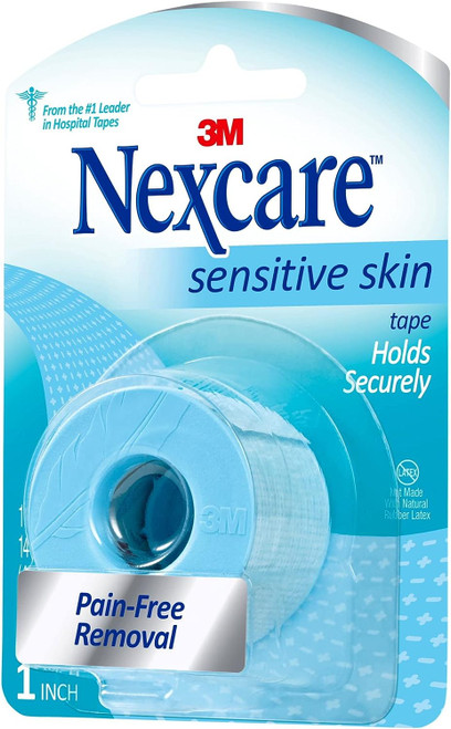 Nexcare Sensitive Skin Tape Holds Securely 12 pack