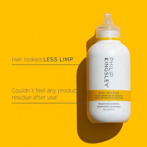 PHILIP KINGSLEY Body-Building Weightless Shampoo Volumizing for Fine Limp Flat Flyaway Hair, Adds Volume, Lifts, and Shine, 8.5 oz PHILIP KINGSLEY Body-Building Weightless Shampoo Volumizing for Fine Limp Flat Flyaway Hair, Adds Volume, Lifts, and Shine, 8.5 oz