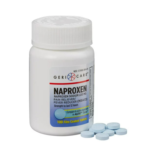 GeriCare Naproxen Sodium Tablets 220mg 100 Count