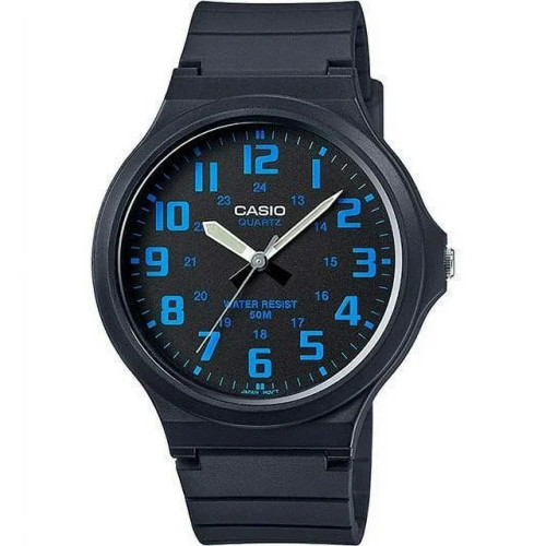 Casio Watch MW-240-2, Multi-Coloured, Strap