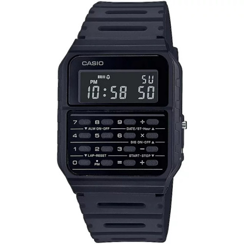 Casio CA-53WF-1B Calculator Black Digital Mens Watch