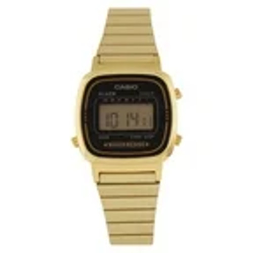 Casio Women’s Vintage LA670WGA-1DF Gold-Tone Watch