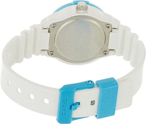 Casio LRW-200H-2B Women's Watch Analogue Quartz Resin, Blue/White, Strap