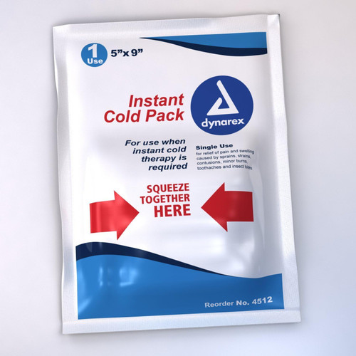 Dynarex Instant Cold Pack General Purpose 5 X 9 Inch Disposable