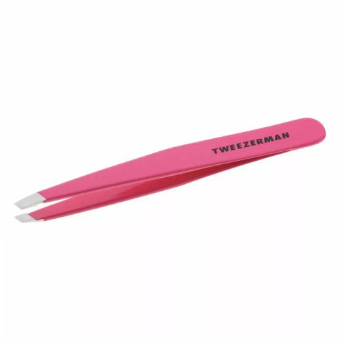 Tweezerman Stainless Steel Slant Pink Tweezer