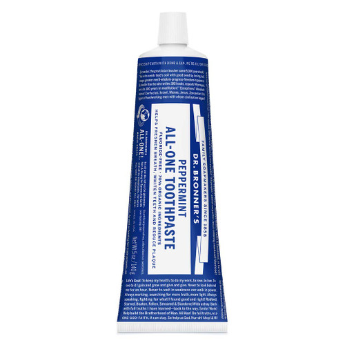 Dr. Bronner’s - All-One Peppermint Toothpaste, 5 ounce