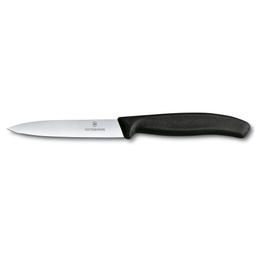 Victorinox Swiss Army 6.7703 Swiss Classic Straight Paring Knife Black 4 in