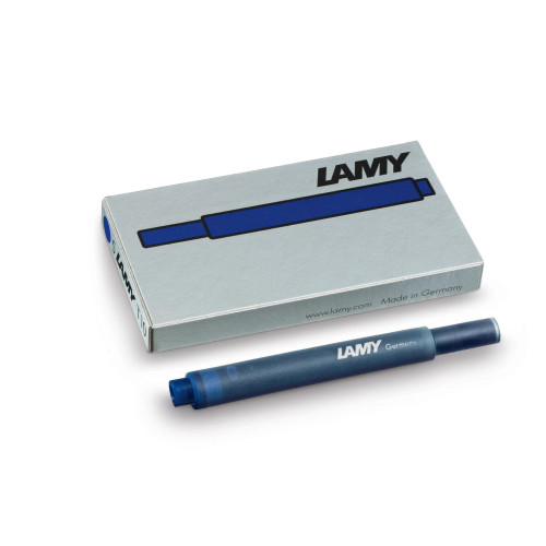 Lamy T10 Ink Cartridges Blue (1 Packet With 5 Cartridges)