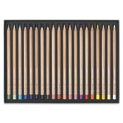 Caran d'Ache Luminance Colored Pencils - Portrait Colors, Set of 20