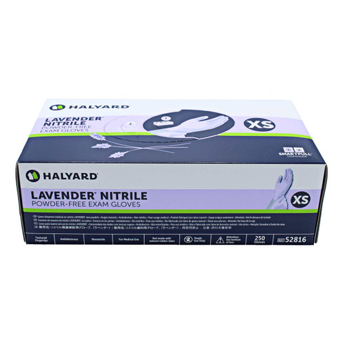 Halyard Lavender Nitrile Exam Glove