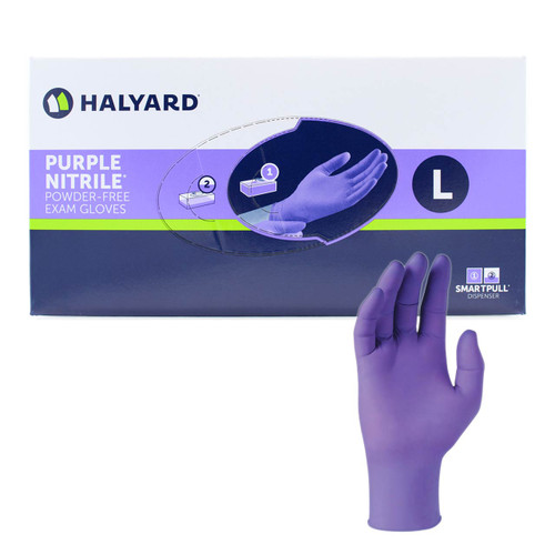 Halyard Purple Nitrile Exam Gloves (All Sizes)