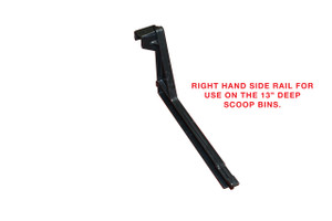 ARM, 13" RIGHT HAND SIDE W/RAIL FOR 8" x 13" TRADE FIXTURES SCOOP BINS ARM, 13" RIGHT HAND SIDE W/RAIL FOR 8" x 13" TRADE FIXTURES SCOOP BINS
