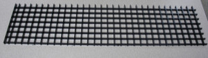 2' SECTION OF EGG CRATE, BLACK FOR FIXTURE 2' SECTION OF EGG CRATE, BLACK FOR FIXTURE