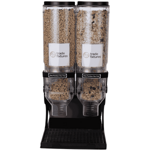 Portion Control, Buffet Dispenser, Catch Tray, with 2 Gravity Fed Bins Portion Control, Buffet Dispenser, Catch Tray, with 2 Gravity Fed Bins