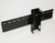 24" WALL HANGING BRACKET SYSTEM FOR 4" TF GRAVITY BINS, BLACK, WALL MOUNT