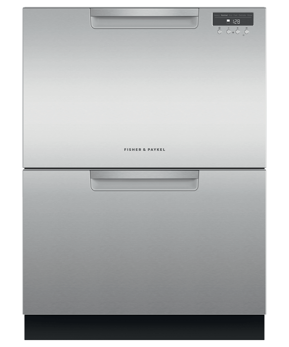 Fisher & Paykel Contemporary Stainless Steel Dishwasher Double Drawer
