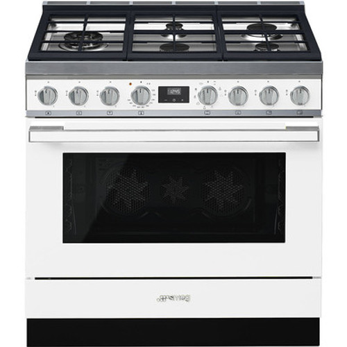 Smeg 36" Portofino Dual Fuel Range w/ Color Options