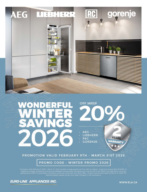 Liebherr Wonderful Winter Savings - Save 20% off MSRP