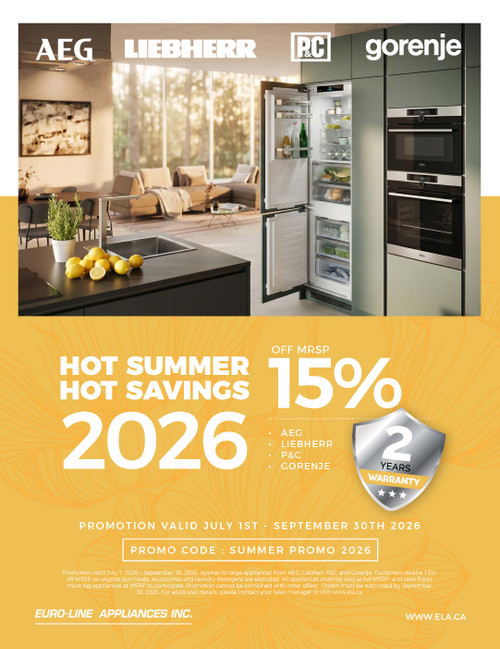 Liebherr Hot Summer Hot Savings 15% off MSRP