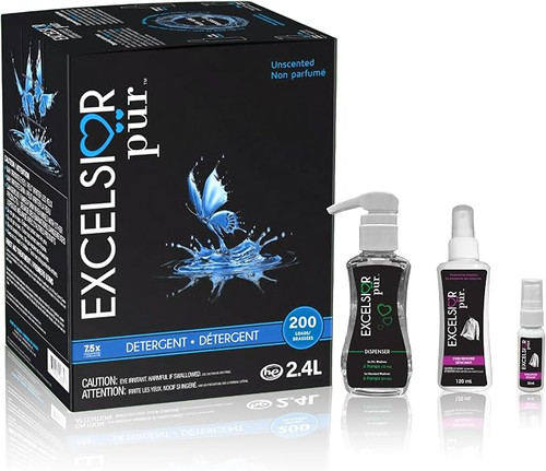 Excelsior Pur Fragrance Free Laundry Detergent with Stain Remover 4L