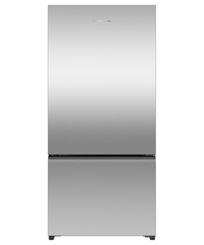 Fisher & Paykel 32" Bottom Mount Fridge/Freezer, Recessed Handle, SS