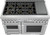 Thermador 48" Dual Fuel Grand Pro Steam Range top