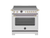 Bertazzoni 36" Heritage Series Induction Range SS