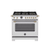 Bertazzoni 36" Heritage Series Gas Range 6 Brass Burners