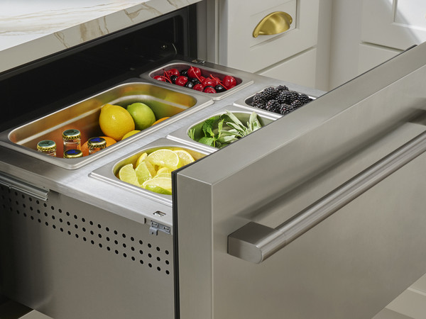 ZEPHYR 24" Fridge Drawers SS Dual Zone