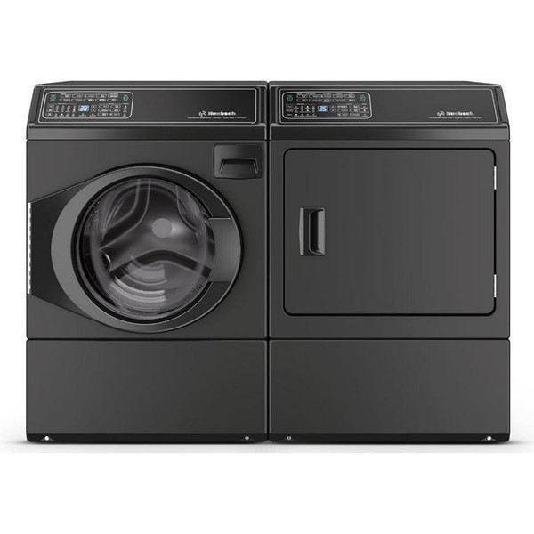 Huebsch Front Load Washer & Dryer Pair (Black) 4.1 cu ft