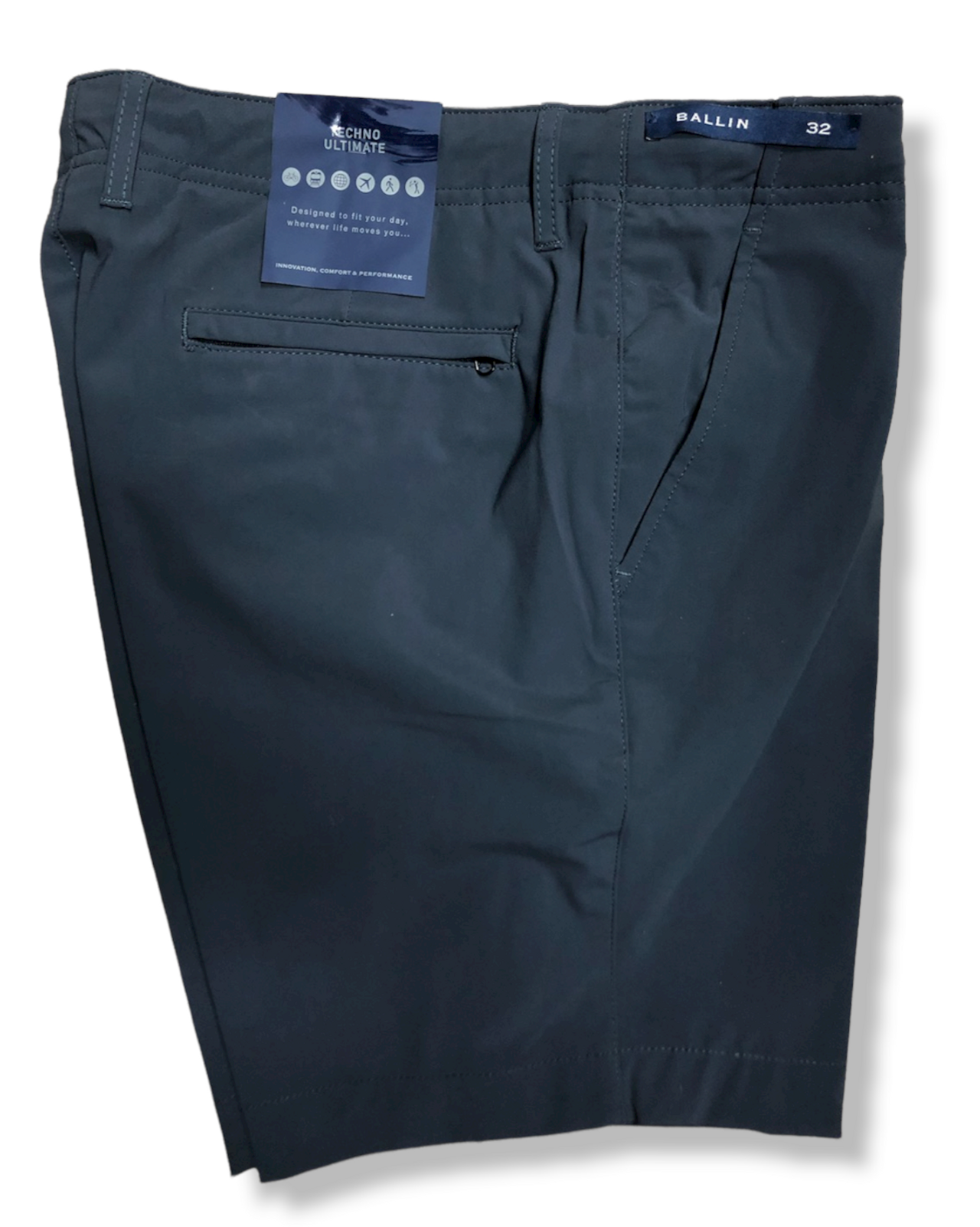 Ballin Drummond Shorts: Cadet Blue - Craig Reagin Clothiers