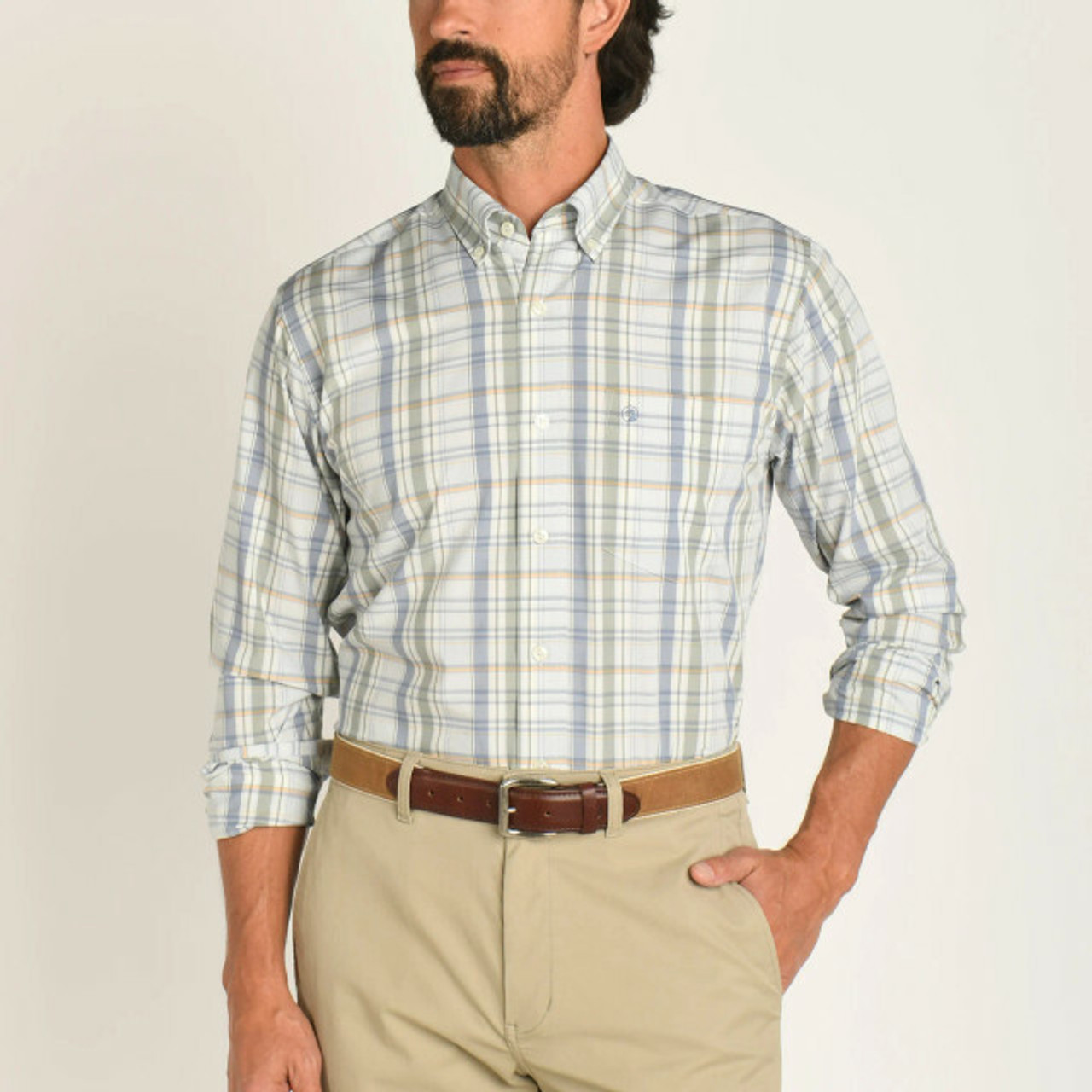 Duckhead Cotton Oxford Sport Shirt - Morris Solid: Almost Apricot - Craig  Reagin Clothiers