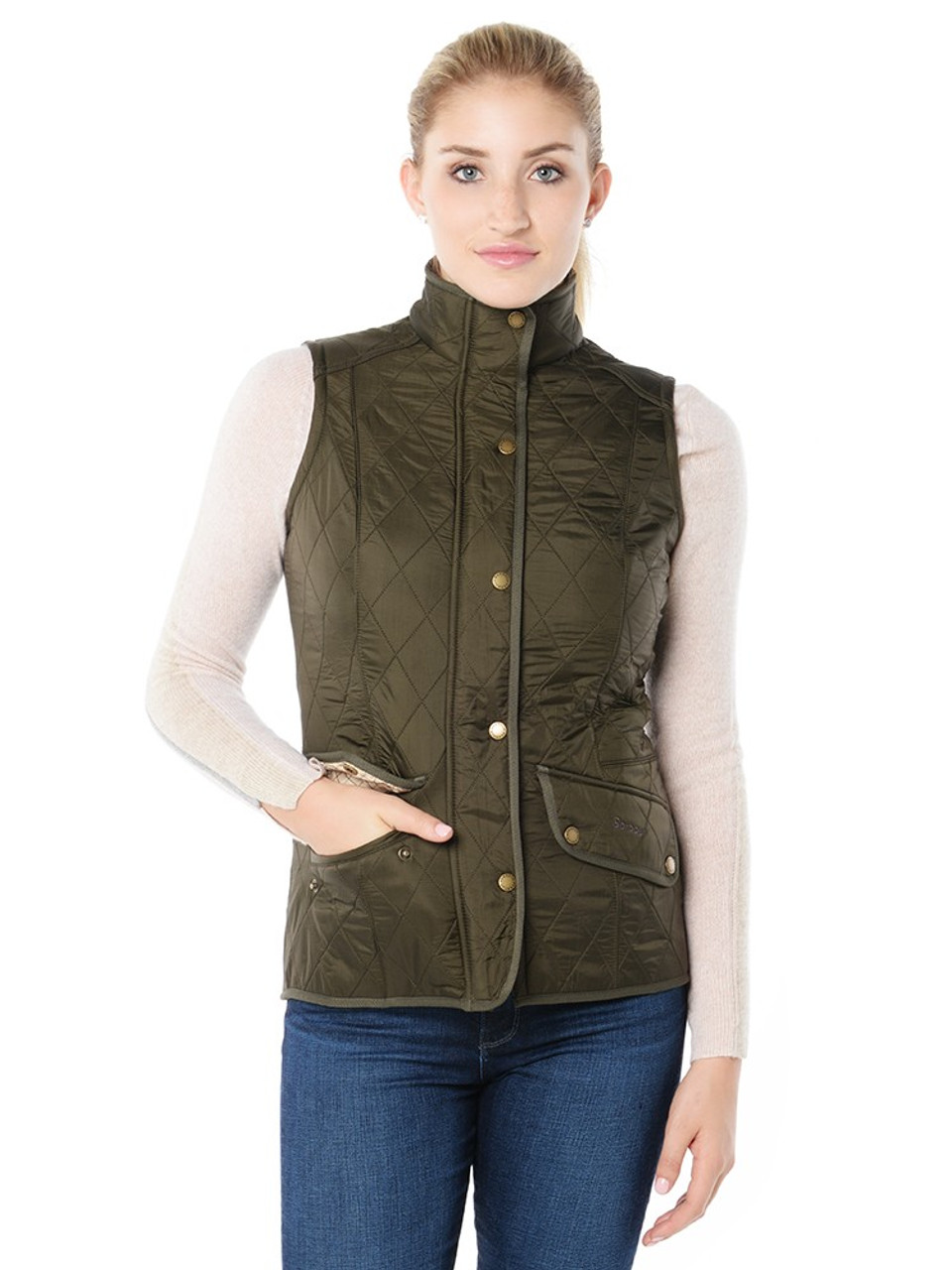 barbour cavalry quilted vest