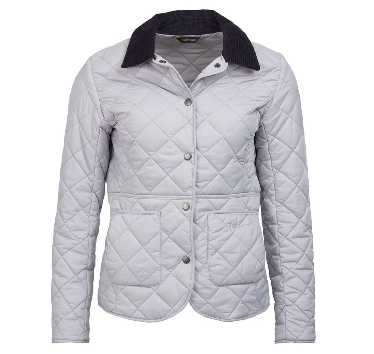 barbour bernera quilted jacket ice white