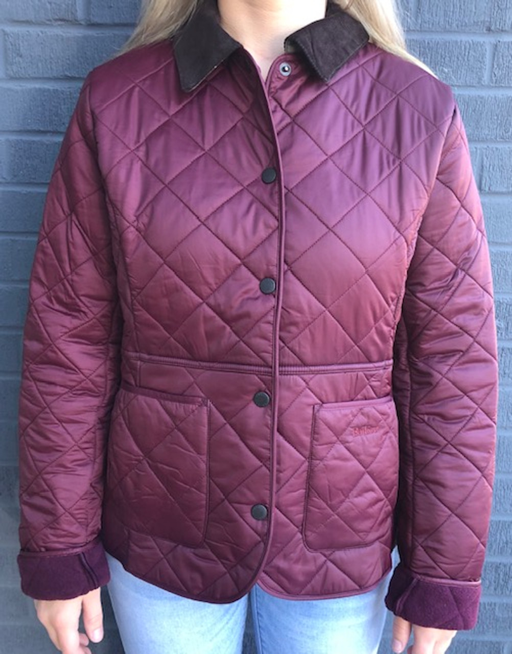 merlot barbour jacket