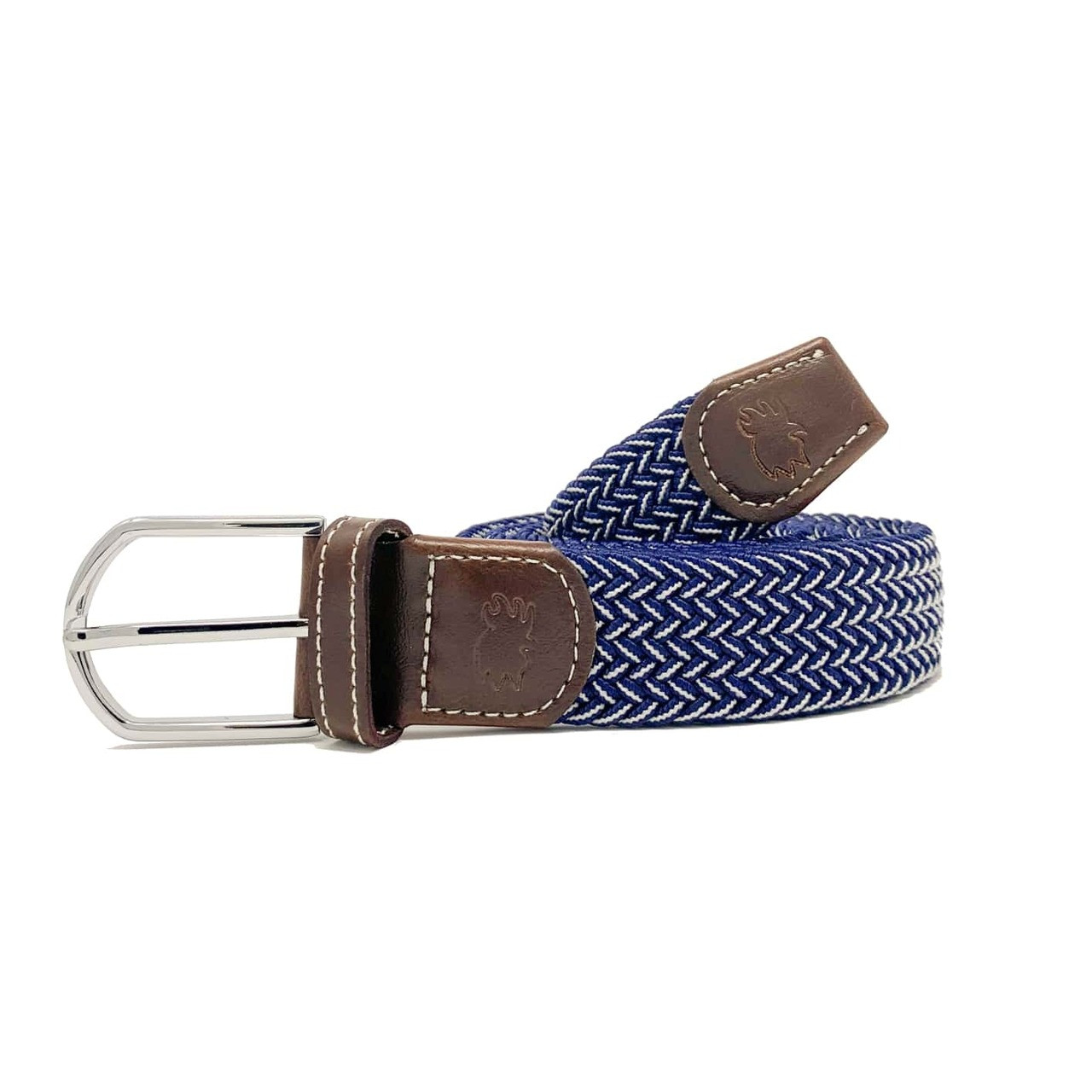 The Oxford, Two Toned Woven Elastic Stretch Belt