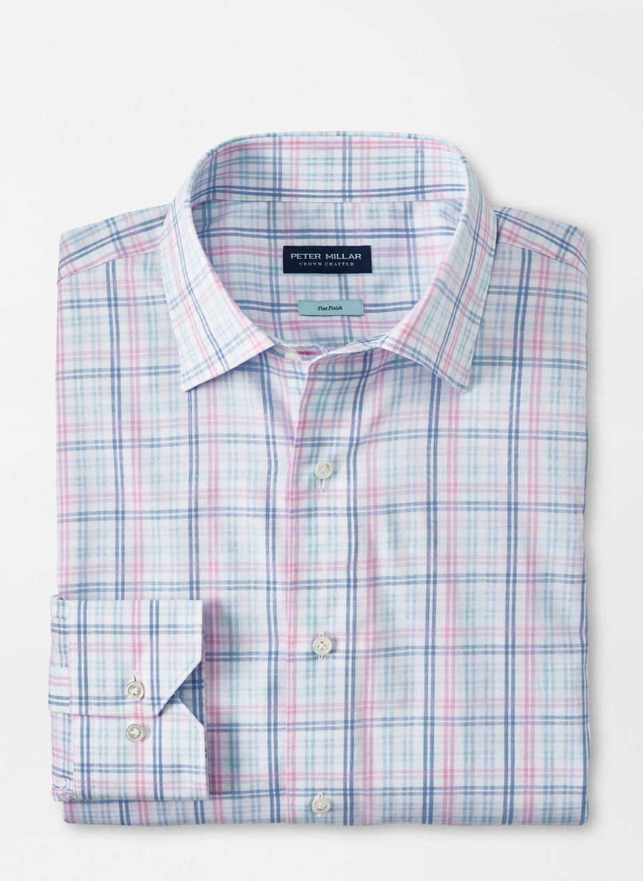 Peter Millar Crown Crafted Timbre Sport Shirt: Rosewood - Craig Reagin  Clothiers