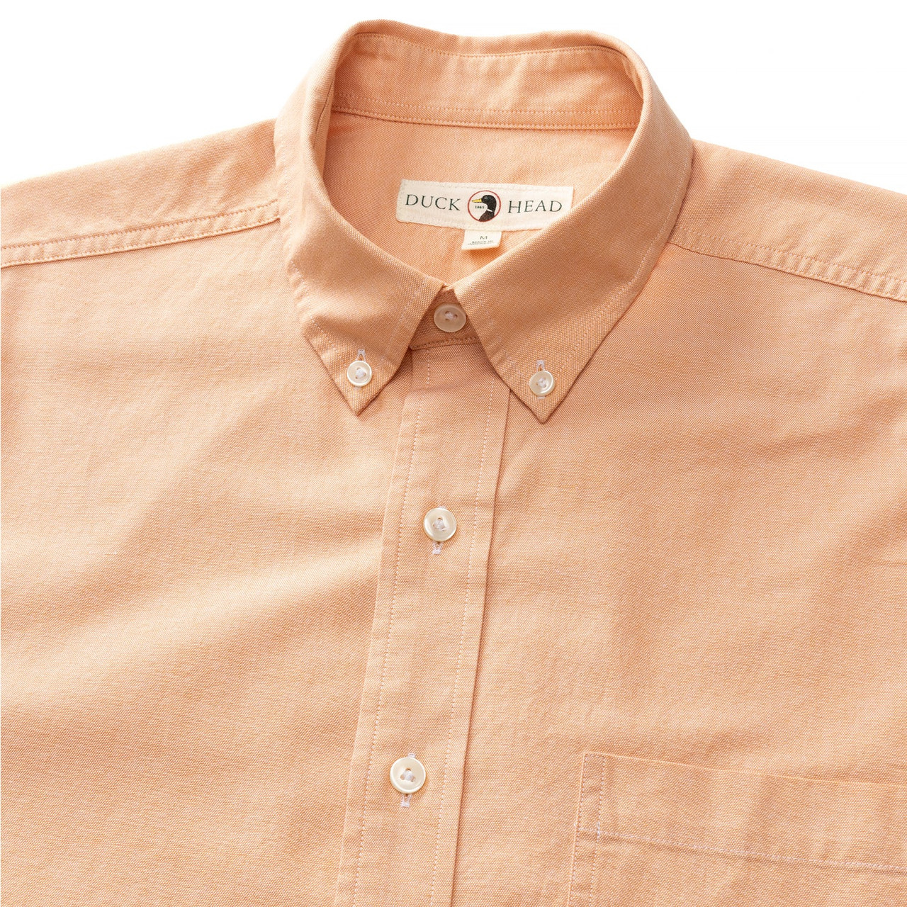 Duckhead Cotton Oxford Sport Shirt - Morris Solid: Almost Apricot - Craig  Reagin Clothiers