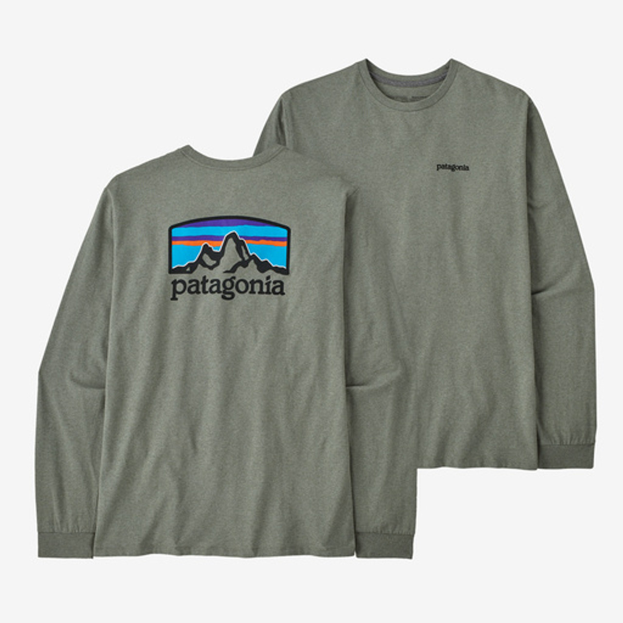 Patagonia Men's Long-Sleeved Fitz Roy Horizons Responsibili-Tee® - Sleet  Green - Craig Reagin Clothiers