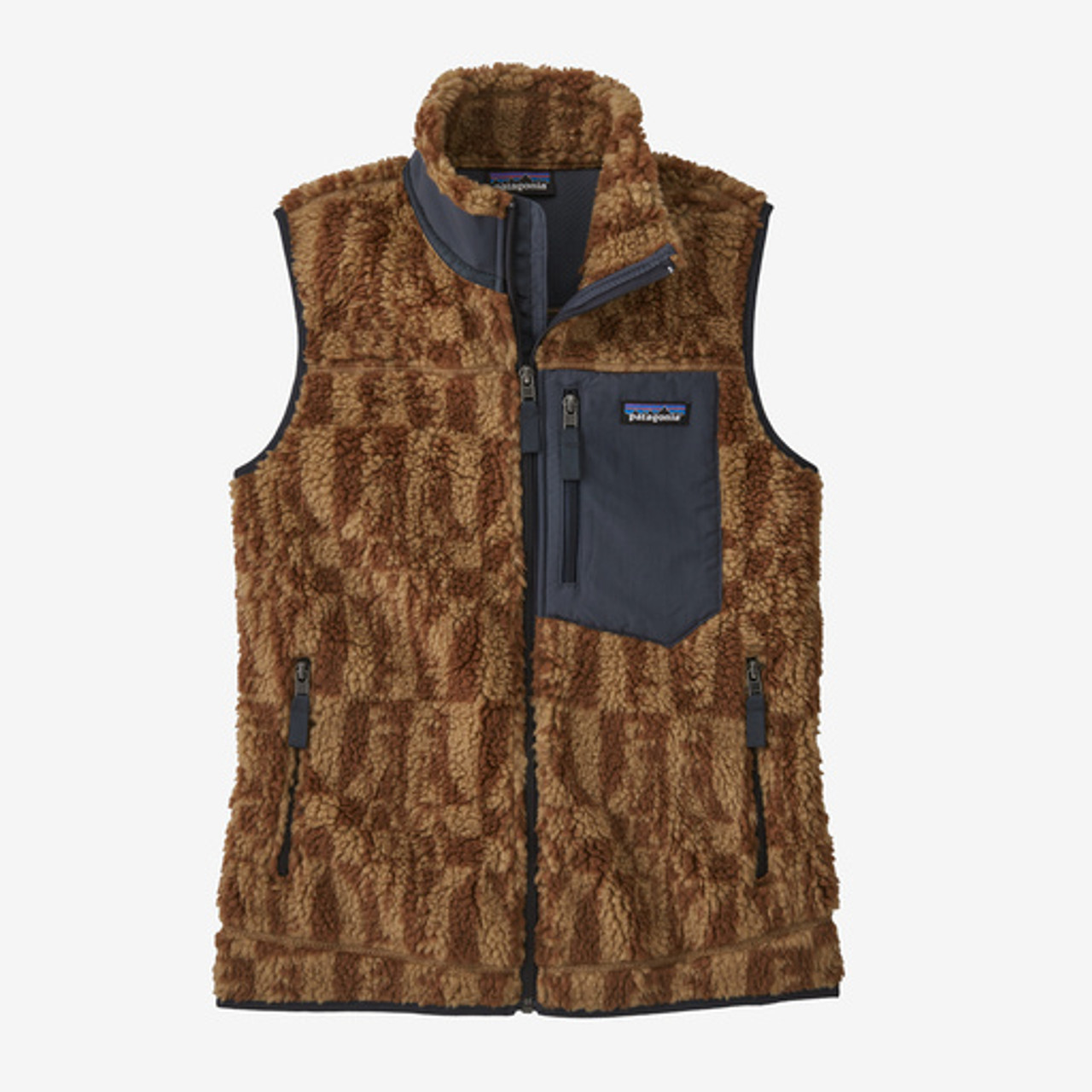 Patagonia Women's Classic Retro-X® Fleece Vest - Penguin Squawk: Nest Brown