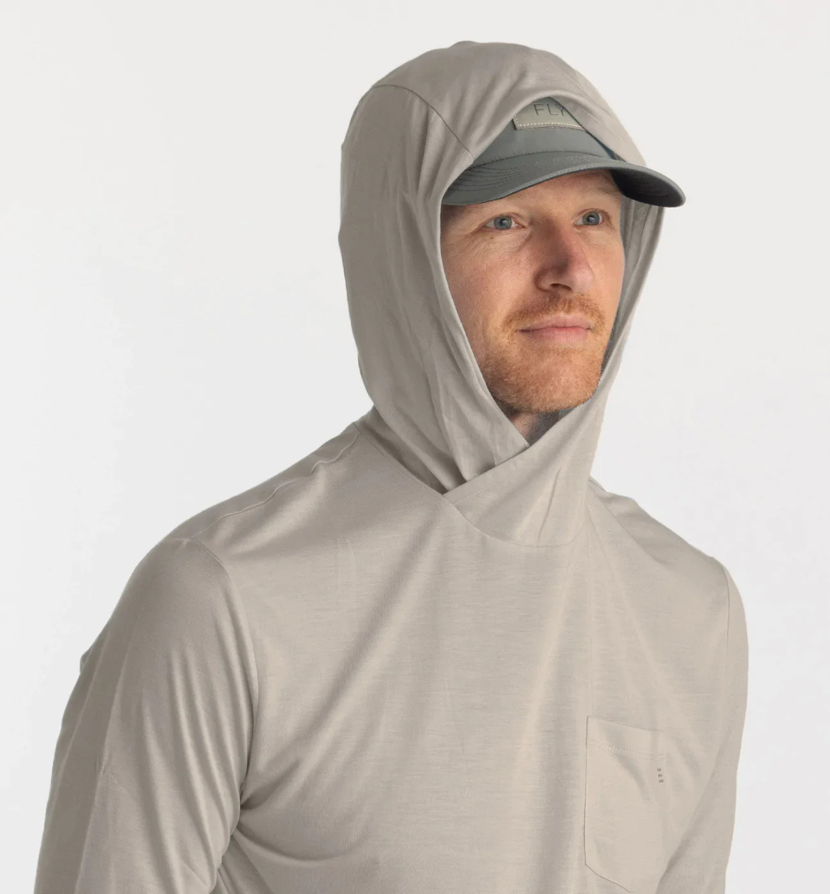 Free Fly Bamboo Lightweight Hoody Men's (Sandstone)