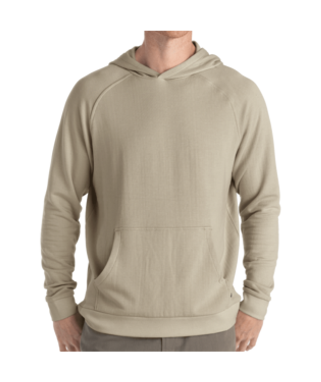 Free Fly Men's Bamboo Lightweight Fleece Hoodie: Sandstone