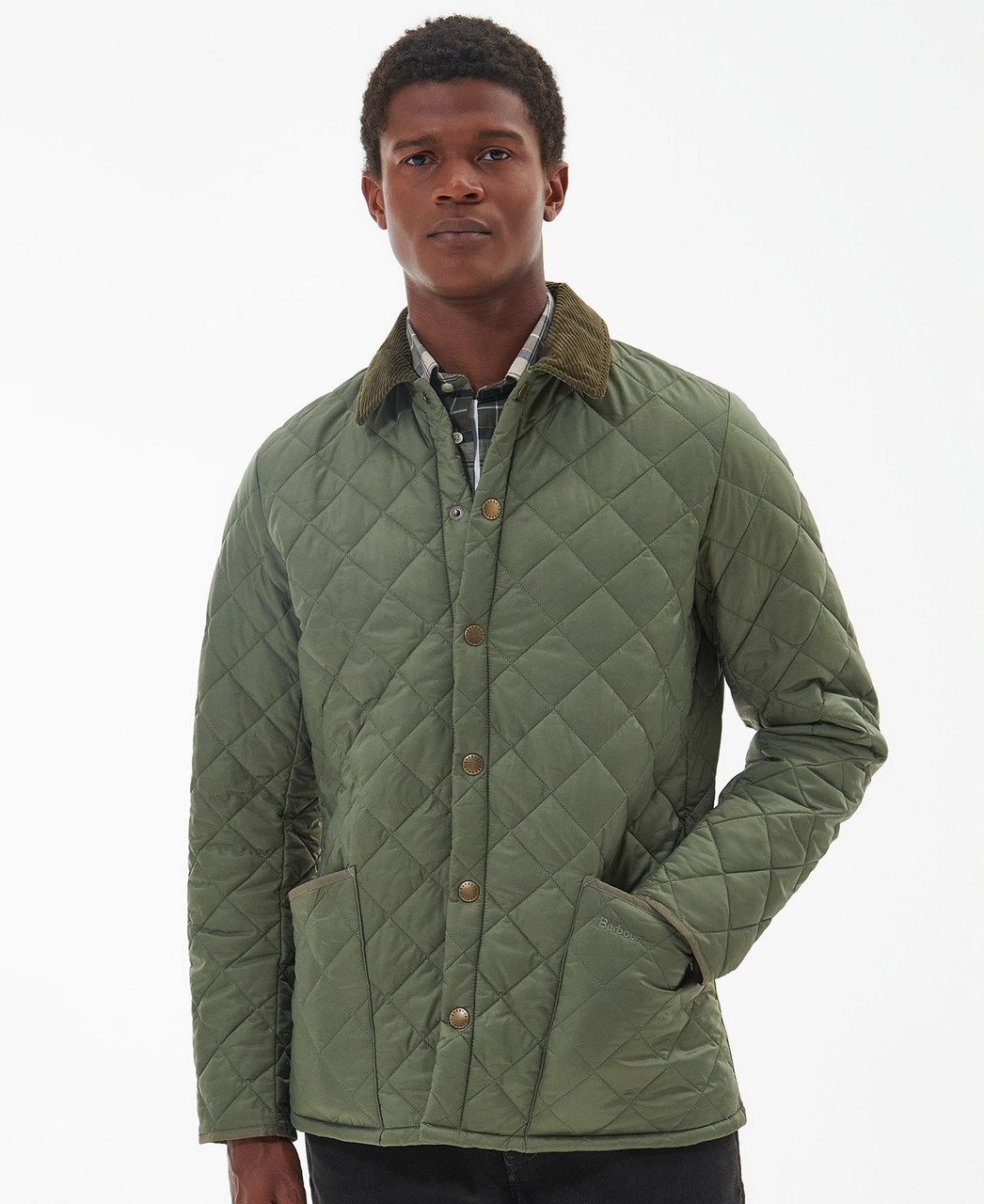 Barbour Men's Winter Liddesdale Quilted Jacket: Fern - Craig