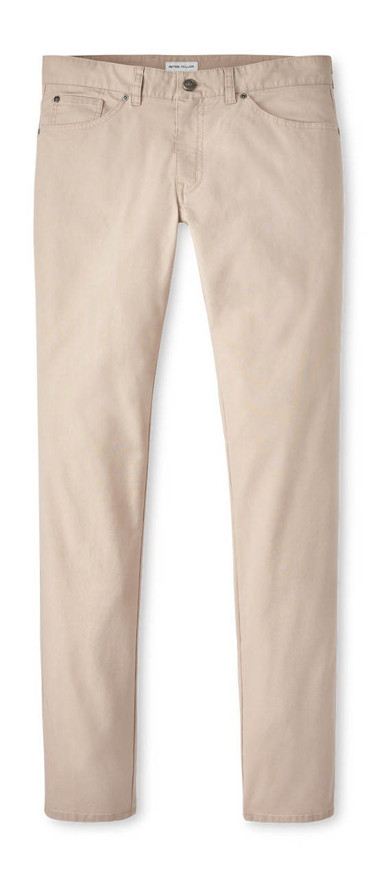 Peter Millar Crown Comfort Five-Pocket Pant: Khaki - Craig Reagin Clothiers