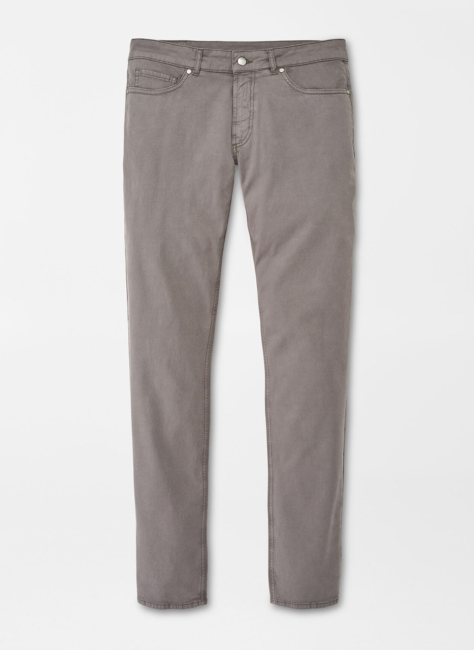 Peter Millar Crown Crafted Wayfare Five-Pocket Pant: Nickel