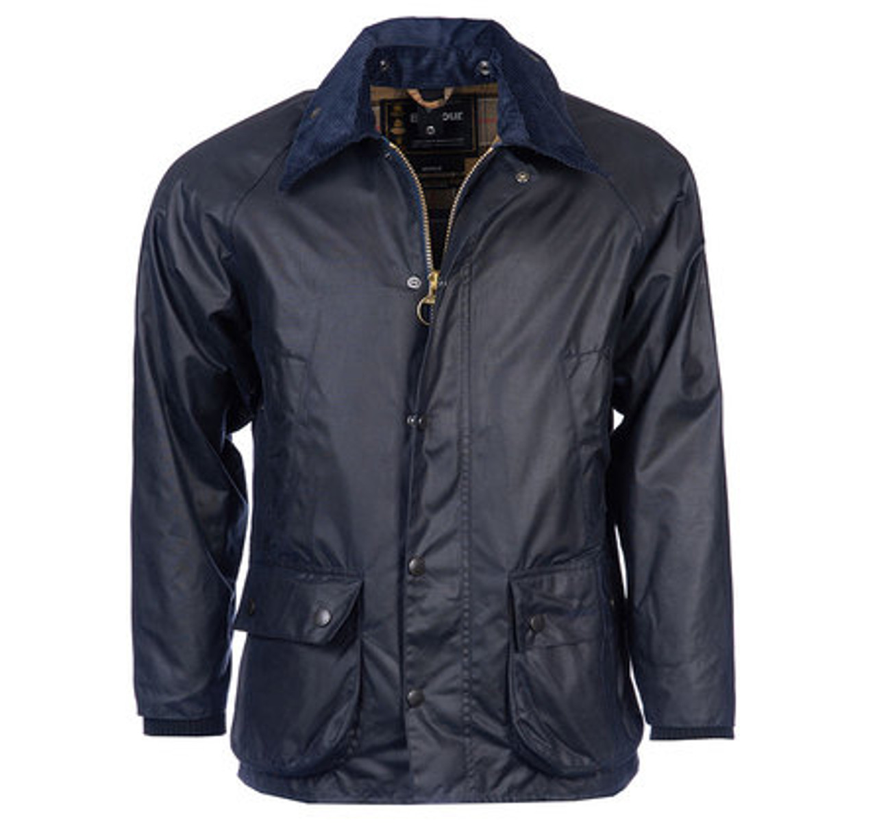 Barbour Bedale Wax Mens Jacket - Navy - Craig Reagin Clothiers