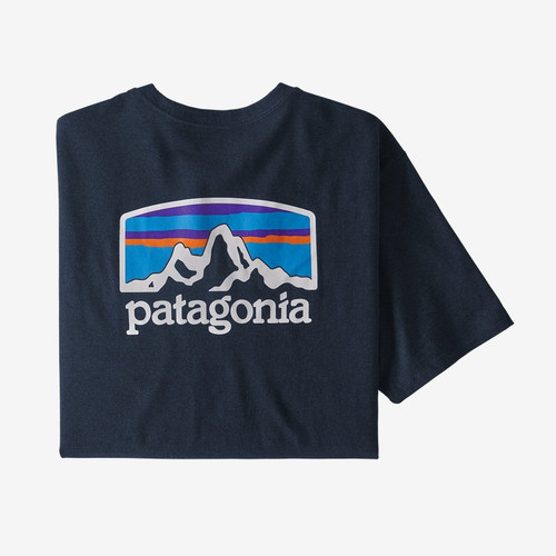 Patagonia Men's P-6 Mission T-Shirt: Ink Black - Craig Reagin Clothiers